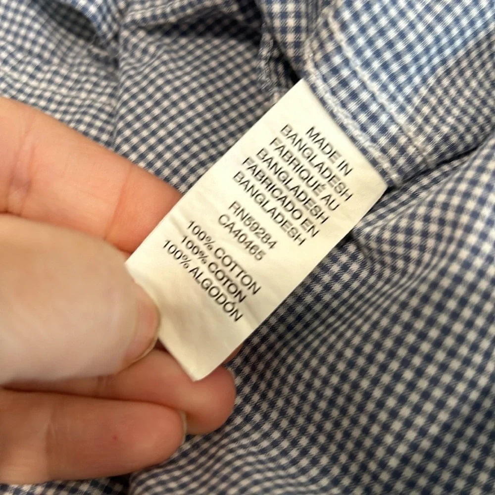 The Children's Place Blue Checkered Kids Shirt